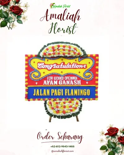 Bunga Papan Congratulation di Banjarturi
